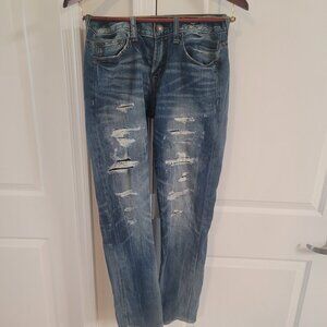 American Eagle Outfitters Blue Slim Straight Jeans